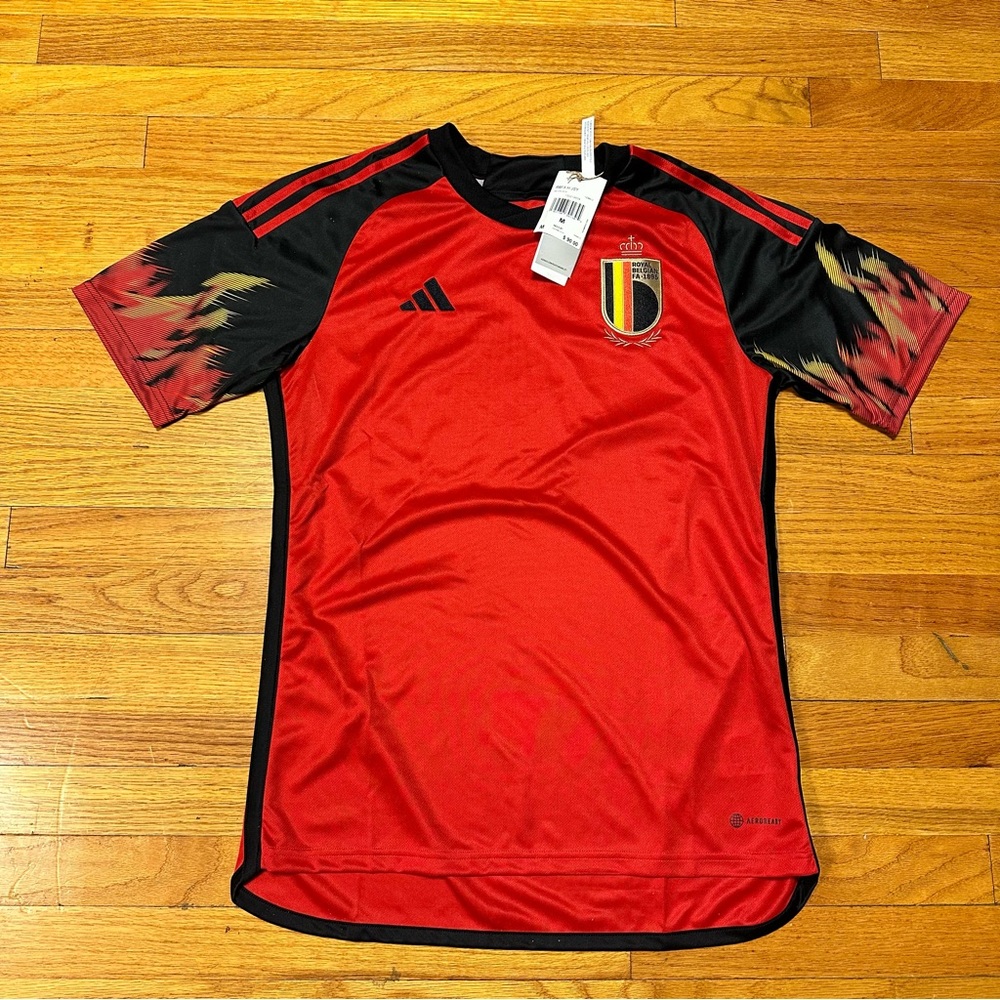 Adidas Belgium Home 2022 World Cup Soccer Jersey Medium